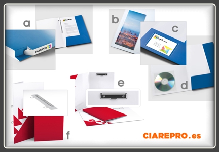 accesorios carpetas comerciales